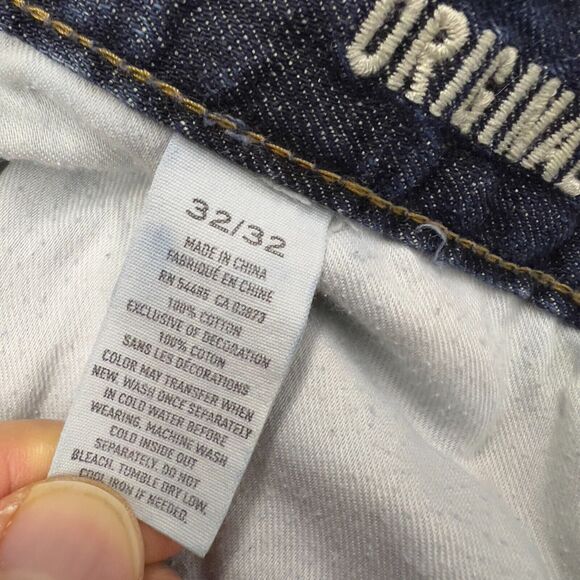 American Eagle Jeans Mens 32x32 Blue Denim Original Straight Casual - Picture 6 of 10